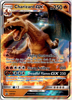 Charizard GX - SM195 - Pokemon Sun & Moon Promo LP - Image 1