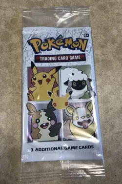 SEALED 25th Anniversary General Mills Pokemon Cereal 3-Card Booster Pack! - Image 1