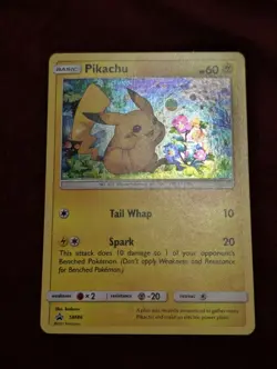 Pokemon Pikachu TCG Black Star Promos Card Holo - Image 1