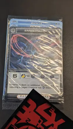 Chaotic Fire And Stone 3 Card Promo Featuring Emberwhip 43/100 Attack Sealed - Image 1