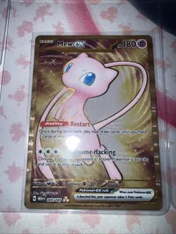 Pokemon TCG - Mew 205/165 Scarlet & Violet 151 Gold UPC Promo Metal Card x5 - Image 4