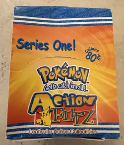 FACTORY SEALED 1999 POKEMON ACTION FLIPZ SERIES 1 BOOSTER BOX ART CARDS 24 COUNT - Image 5