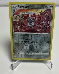 Pokemon TCG Pawniard SWSH Astral Radiance 115/189 Reverse Holo Common Card NM - Image 1