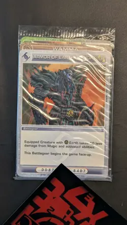 Chaotic Fire And Stone 3 Card Promo Featuring Armor Of Earthen Might 63/100 - Image 1