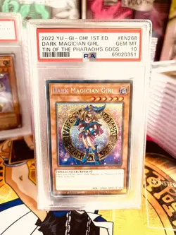 Yugioh Dark Magician Girl 1st Edition PSA 10 GEM MINT MP22-EN268 PSA 10 GRADED . - Image 1