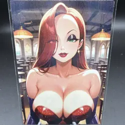 Jessica Rabbit Anime Waifu Card Doujin ACG Goddess Holo - Image 1