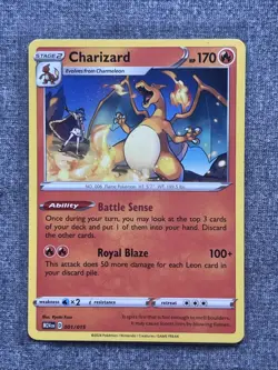 💥 Charizard 001/015 McDonald's Promos 2024 Regular Pokemon Card Non Holo - Image 1