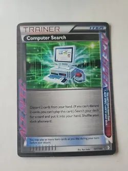 Computer Search 137/149 Boundaries Crossed Holo Ace Spec Pokemon TCG Card Mod - Image 1
