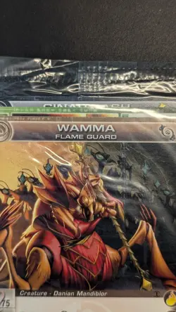 Chaotic Fire And Stone 3 Card Promo Featuring Wamma 24/100 Sealed - Image 2
