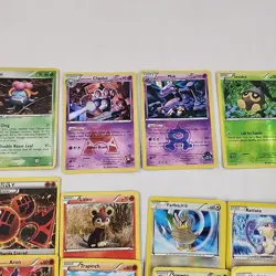 Assorted Pokemon Lot of 70 Cards Total Holo Miscut See Photos - Image 3