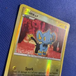Pokemon Shinx Reverse Holo 98/130 Card Diamond & Pearl - MP - Image 4