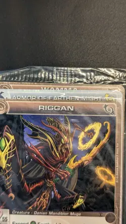 Chaotic Fire And Stone 3 Card Promo Featuring Riggan 20/100 Sealed - Image 2