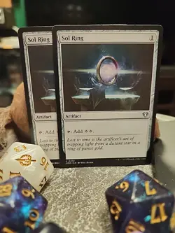 MTG Sol Ring x2 - Regular - Commander Masters #0410 *2 Cards* - Image 1