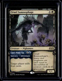 Cruel Somnophage - 286 - WOE - NM - MTG Magic the Gathering - Image 1