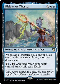 Bident of Thassa #162 | Near Mint | BLC Bloomburrow Commander Magic MTG - Image 1