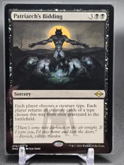MTG Patriarch's Bidding 275/303 Modern Horizons 2 Regular Rare Sorcery - Image 1