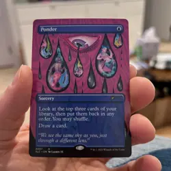 MTG Magic the Gathering Secret Lair NM Ponder (2007) - Image 1