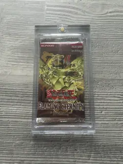 YUGIOH Flaming Eternity 2005 1ST EDITION BOOSTER PACK - Image 1
