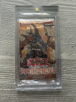 YU GI OH FORCE OF THE BREAKER 2007 1ST EDITION BOOSTER PACK - Image 1