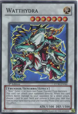 Yugioh Watthydra STOR-EN044 Super Rare LP - Image 1