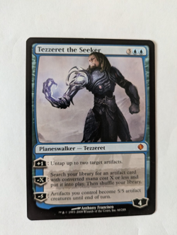 Tezzeret the Seeker Shards of Alara MTG NM Free shipping with tracking - Image 1