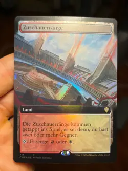 GERMAN Spectator Seating • Extended Art Foil • NM • Commander Legends • Mtg 1657 - Image 1