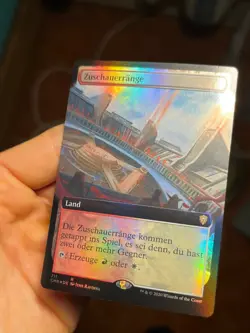 GERMAN Spectator Seating • Extended Art Foil • NM • Commander Legends • Mtg 1657 - Image 5