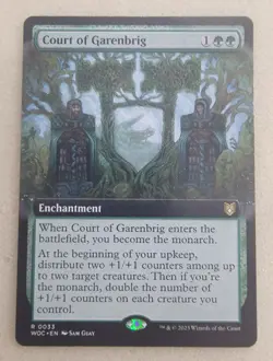 Court of Garenbrig | NM | Extended Art | Wilds of Eldraine | WOC #33 | MTG - Image 1