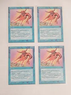 MTG Playset 4x Boomerang (Chronicles/Blue/C) - BGM - Image 1