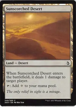 Sunscorched Desert *Common* Magic MtG x1 Amonkhet - Image 1