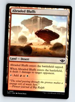 Abraded Bluffs - Outlaws of Thunder Junction - Image 1