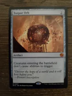 Torpor Orb Outlaws of Thunder Junction: the Big Score MTG Magic the Gathering - Image 1