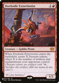 Dockside Extortionist The List Reprints Regular (PLST) - #107 - Near Mint - MTG - Image 1