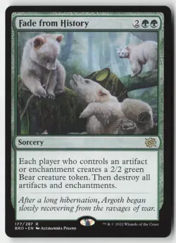 MTG - Fade from History R The Brothers' War 177 LP-NM - Image 1