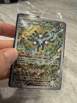 Pokemon TCG Magneton 159 Holo Surging Sparks ETB Promo Sealed - Image 2