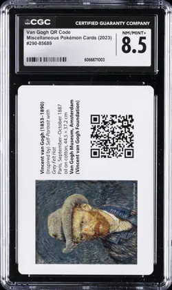 2023 MISCELLANEOUS POKEMON CARDS #290-85689 VAN GOGH QR CODE CGC 8.5 - Image 1
