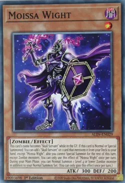 YuGiOh Moissa Wight ALIN-EN029 Common 1st Edition - Image 1