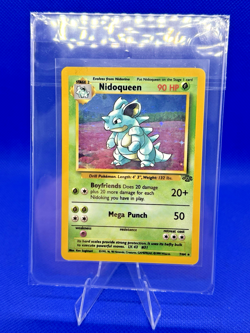 Pokemon TCG Nidoqueen Jungle Holo Card 7/64 1999 Unlimited Rare - Image 3