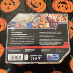 Pokemon TCG Slashing Legends Tin - Zacian ex - 5 Booster Packs New Sealed - Image 3