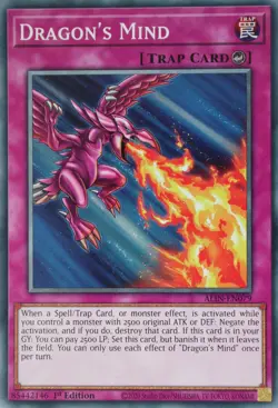 YuGiOh Dragon's Mind ALIN-EN079 Common 1st Edition - Image 1