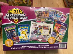 2024 Winter POKEMON MEGA MYSTERY POWER BOX, MJ HOLDING, NEW - Image 1