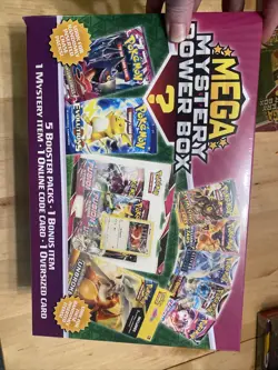 2024 Winter POKEMON MEGA MYSTERY POWER BOX, MJ HOLDING, NEW - Image 3