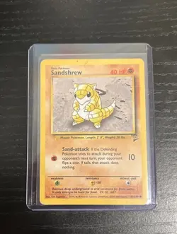 Pokemon TCG Sandshrew Base Set 91/130, Sandslash 62/110 - Image 2