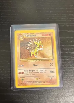 Pokemon TCG Sandshrew Base Set 91/130, Sandslash 62/110 - Image 3