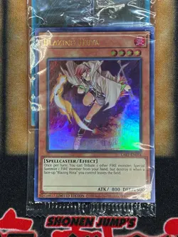 Yugioh Blazing Hiita LART-EN034 Ultra Rare Lost Art Promo Limited Edition SEALED - Image 1