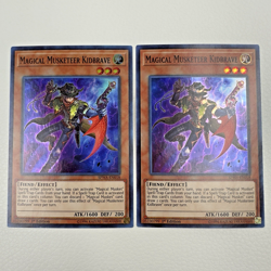 2x LOT Yugioh Magical Musketeer Kidbrave SPWA-EN018 1st Edition Super Rare - NM - Image 1