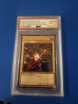 Yu-Gi-Oh Red-Eyes Black Dragon LC01-EN006 Ultra Rare Limited Edition PSA 10 - Image 1