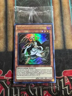 Yugioh Lumina, Twilightsworn Shaman LART-EN047 Ultra Rare Lost Art Promo Sealed - Image 1