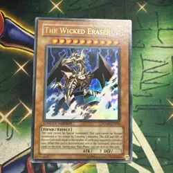 Yugioh! The Wicked Eraser JUMP-EN016 Ultra Rare Limited Edition NM - Image 1