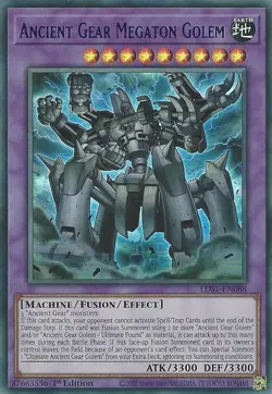 Yugioh! HP Ancient Gear Megaton Golem (Blue) - LDS1-EN088 - Ultra Rare - 1st Edi - Image 1